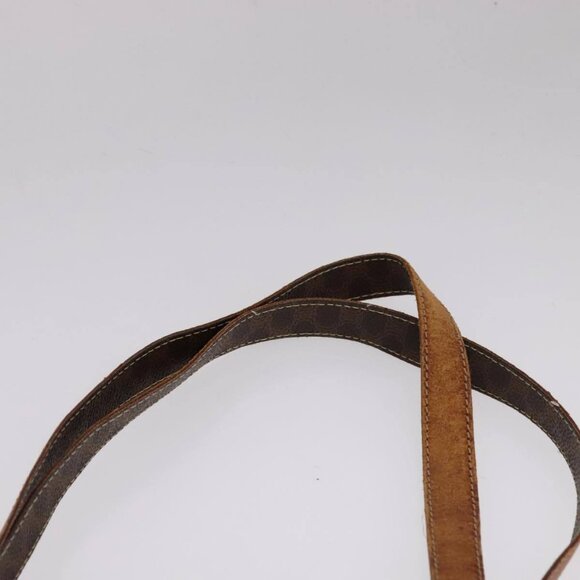 CELINE Macadam Canvas Tote Bag PVC Brown Gold - Picture 8 of 15